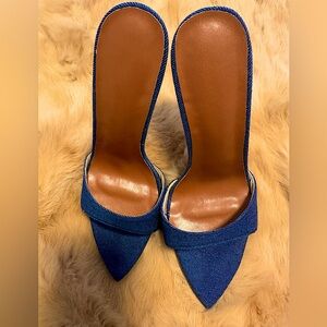 Sexy denim stiletto heels